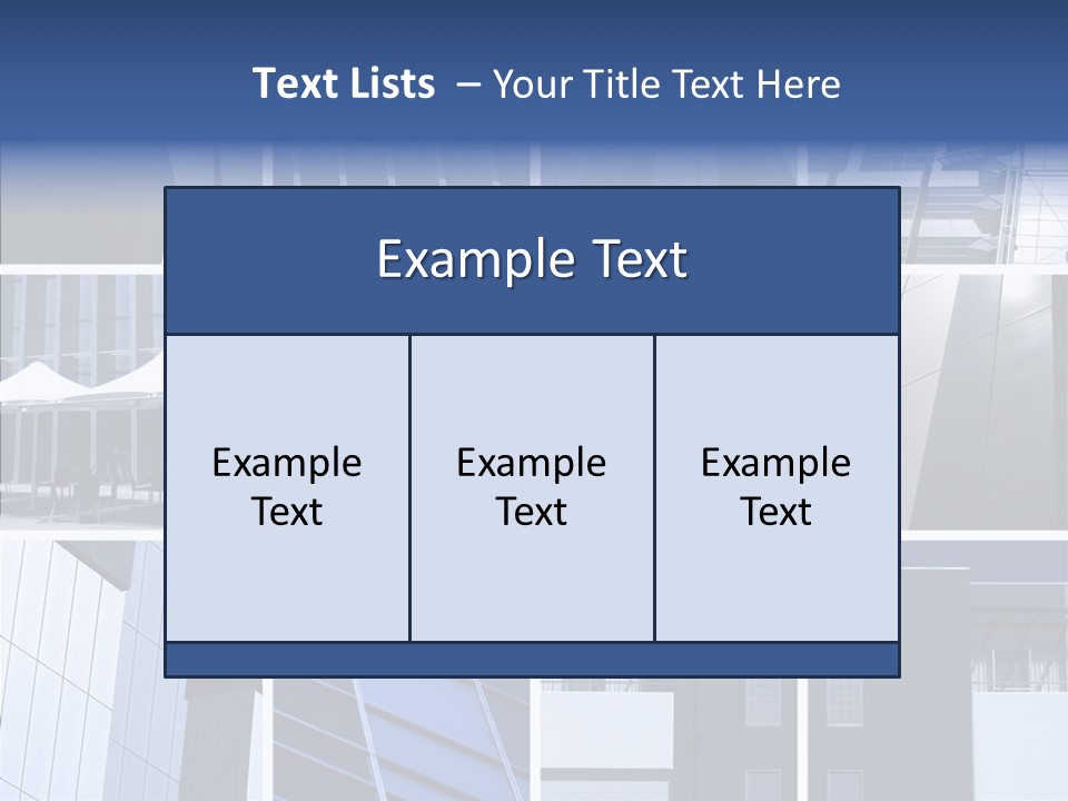 Windows Blue Tint PowerPoint Template
