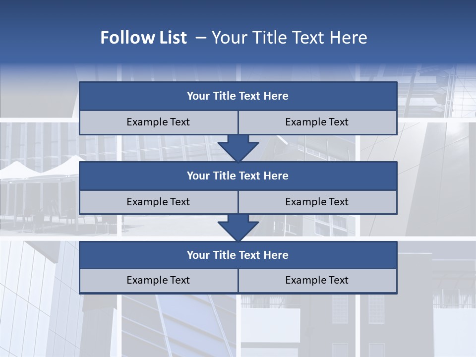 Windows Blue Tint PowerPoint Template