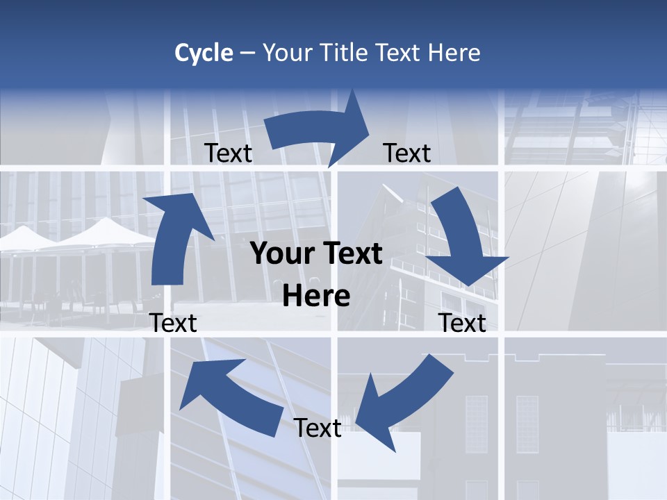 Windows Blue Tint PowerPoint Template