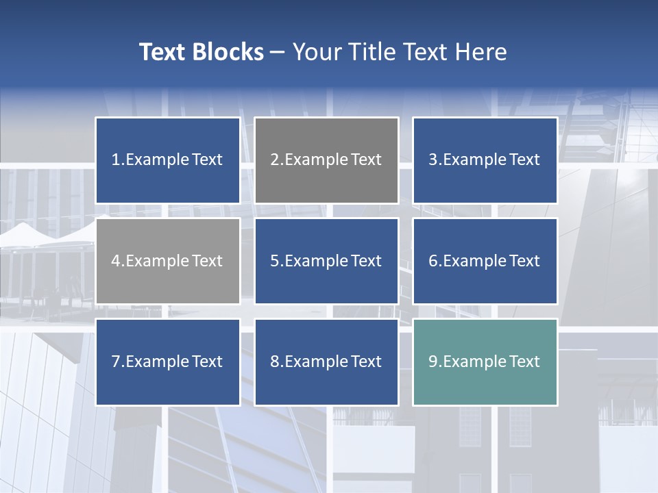Windows Blue Tint PowerPoint Template