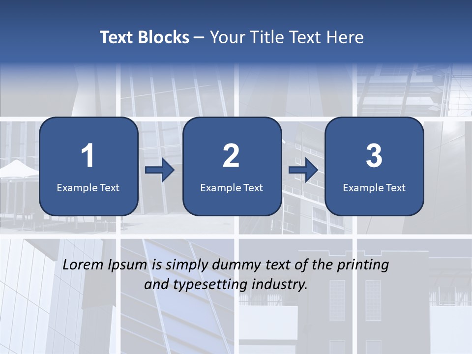 Windows Blue Tint PowerPoint Template