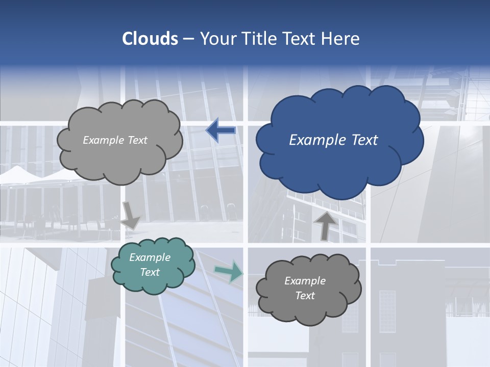 Windows Blue Tint PowerPoint Template