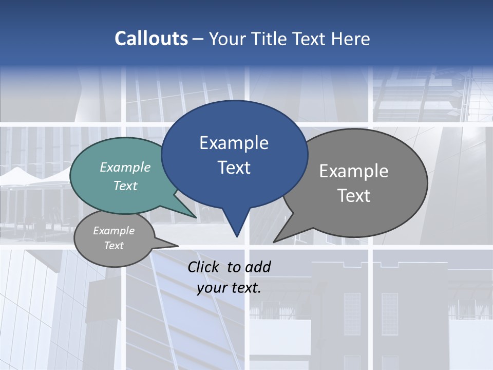Windows Blue Tint PowerPoint Template