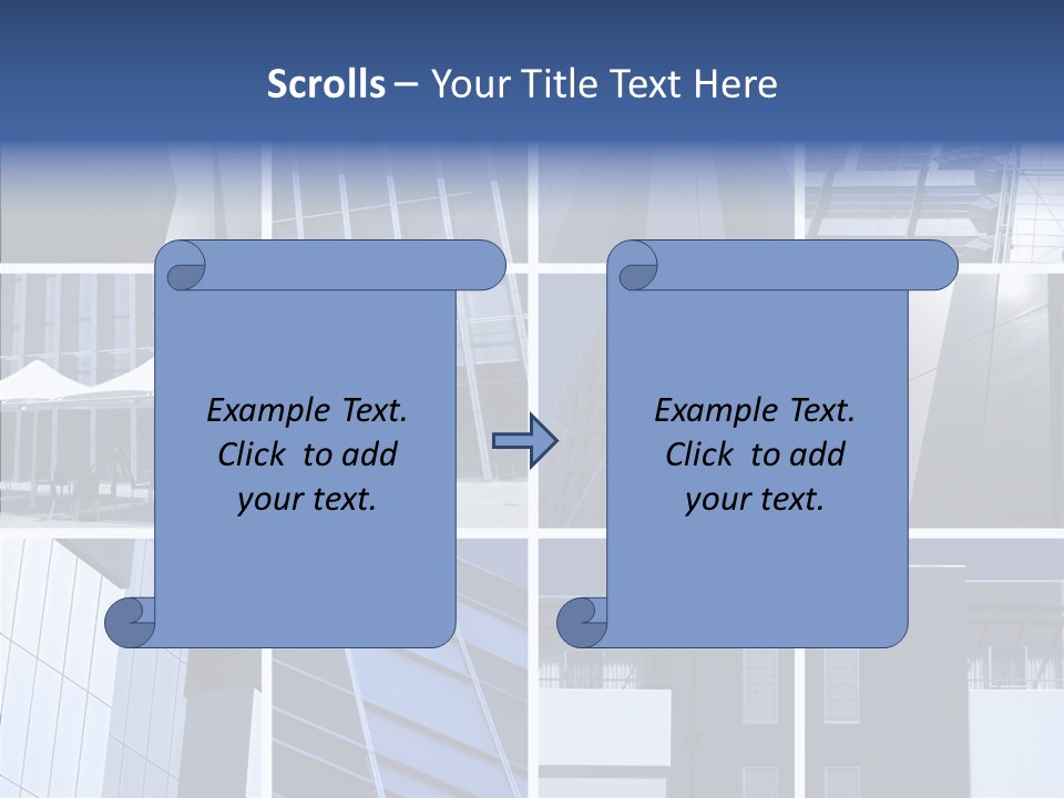 Windows Blue Tint PowerPoint Template