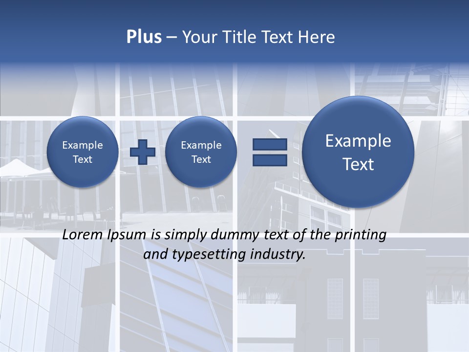 Windows Blue Tint PowerPoint Template