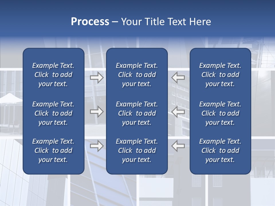 Windows Blue Tint PowerPoint Template