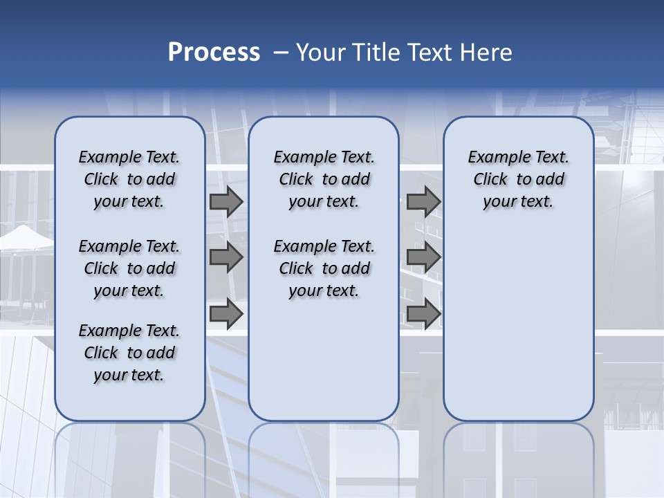 Windows Blue Tint PowerPoint Template
