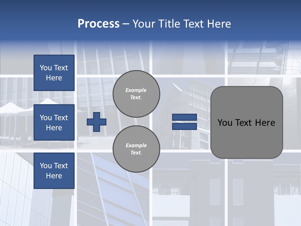 Windows Blue Tint PowerPoint Template