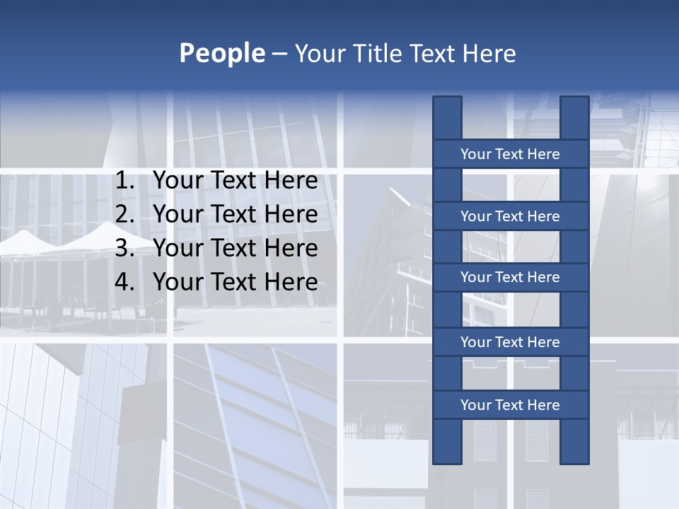 Windows Blue Tint PowerPoint Template