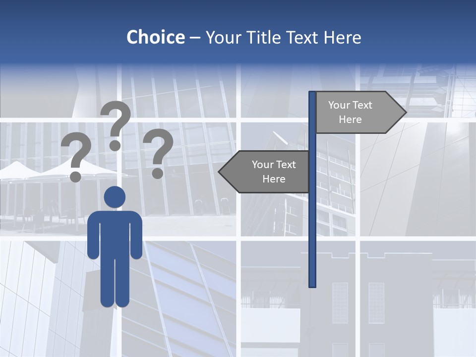 Windows Blue Tint PowerPoint Template