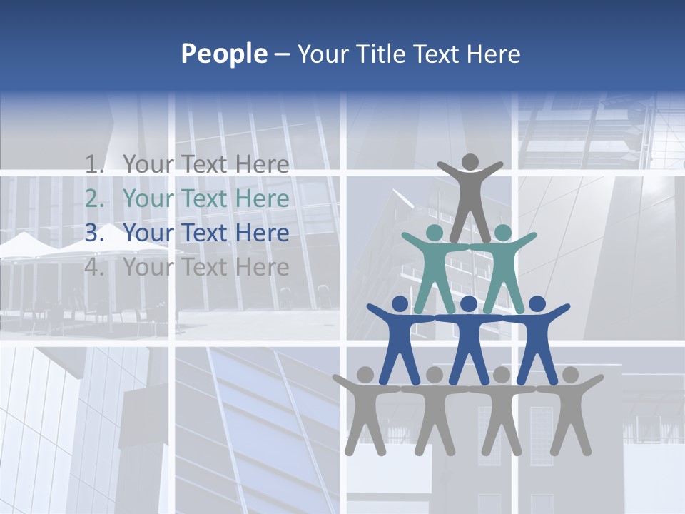 Windows Blue Tint PowerPoint Template