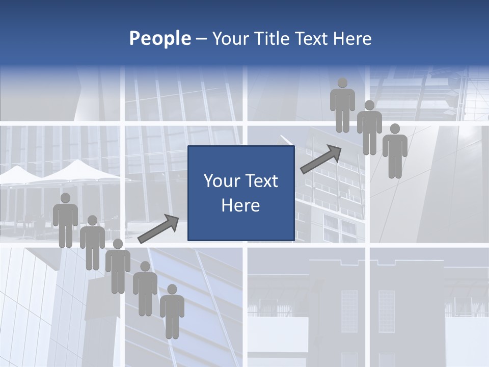Windows Blue Tint PowerPoint Template