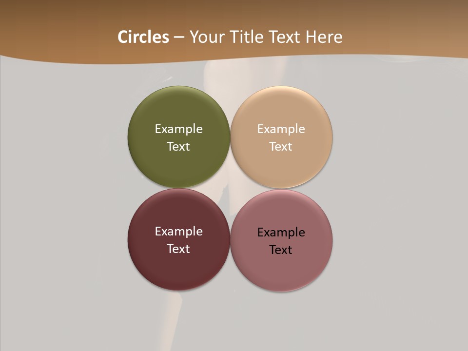 Caucasian Makeup Pretty PowerPoint Template