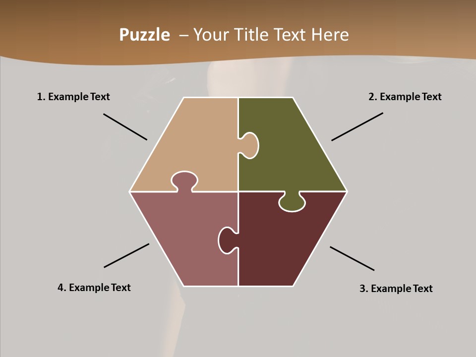 Caucasian Makeup Pretty PowerPoint Template