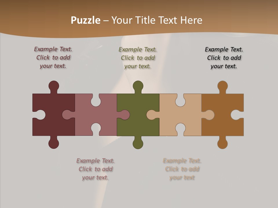 Caucasian Makeup Pretty PowerPoint Template