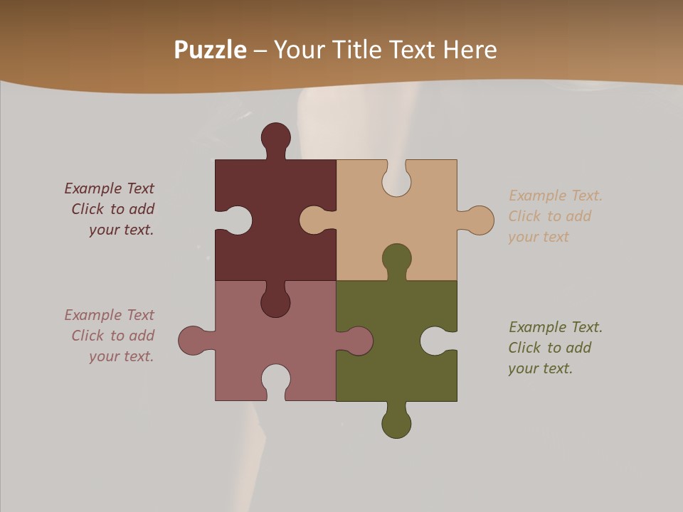 Caucasian Makeup Pretty PowerPoint Template