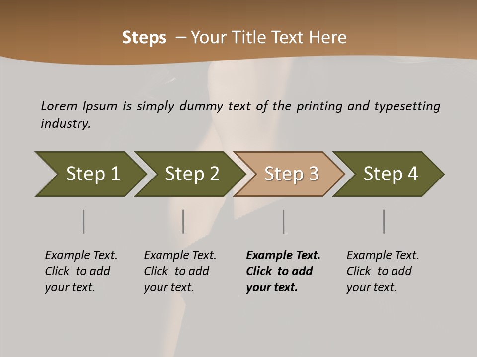 Caucasian Makeup Pretty PowerPoint Template