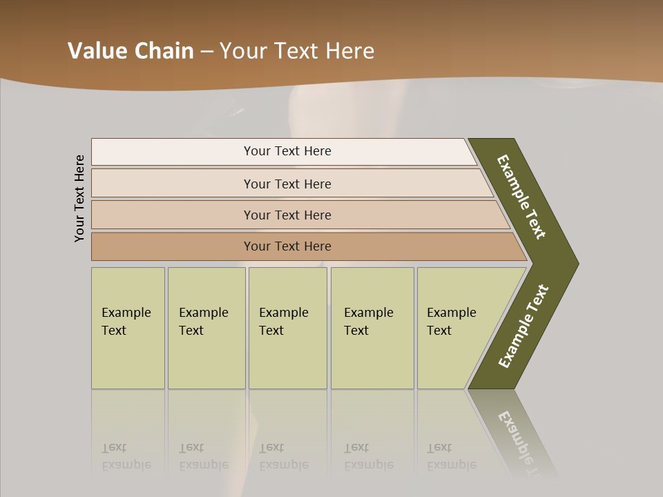 Caucasian Makeup Pretty PowerPoint Template