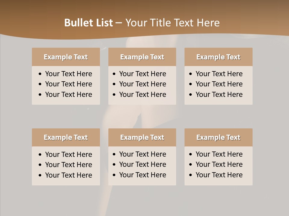 Caucasian Makeup Pretty PowerPoint Template