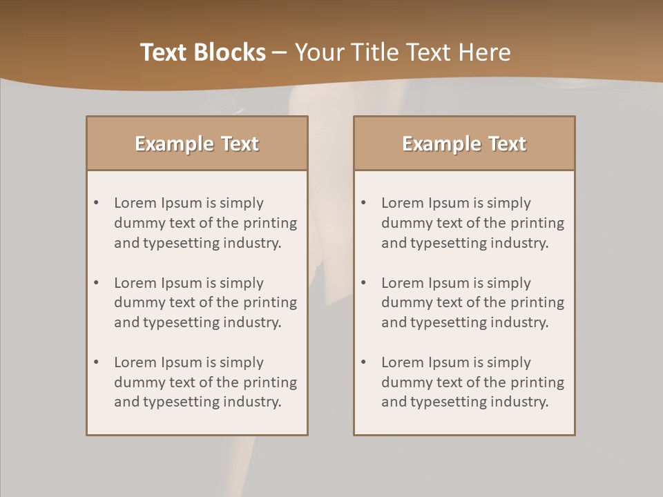 Caucasian Makeup Pretty PowerPoint Template