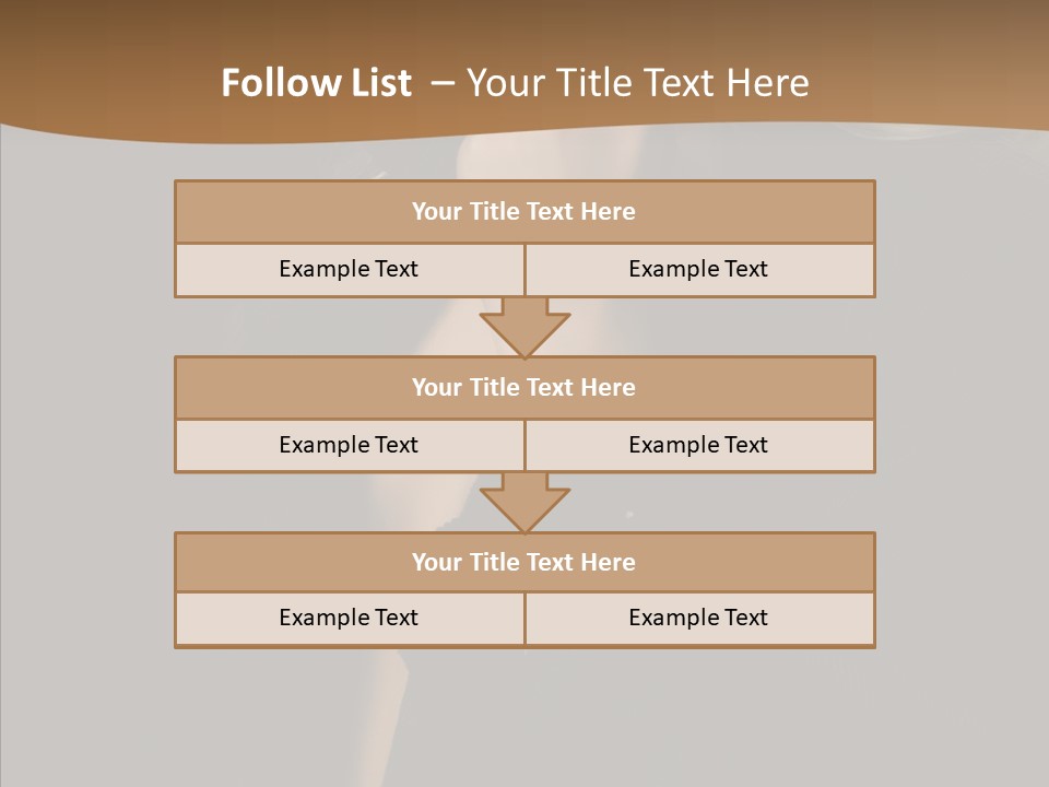 Caucasian Makeup Pretty PowerPoint Template