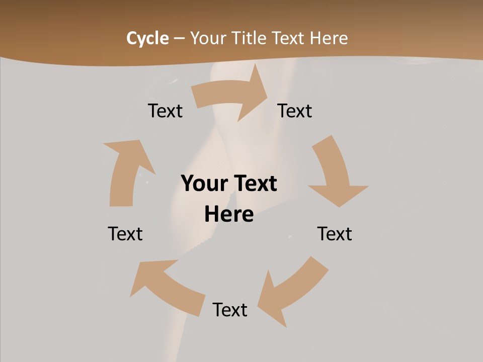 Caucasian Makeup Pretty PowerPoint Template
