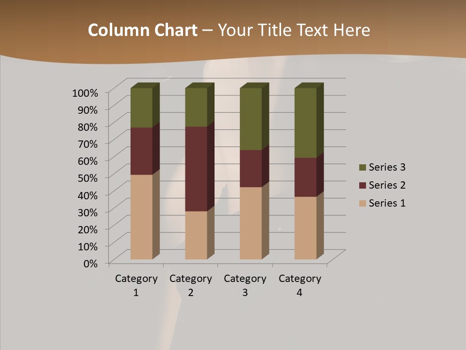 Caucasian Makeup Pretty PowerPoint Template