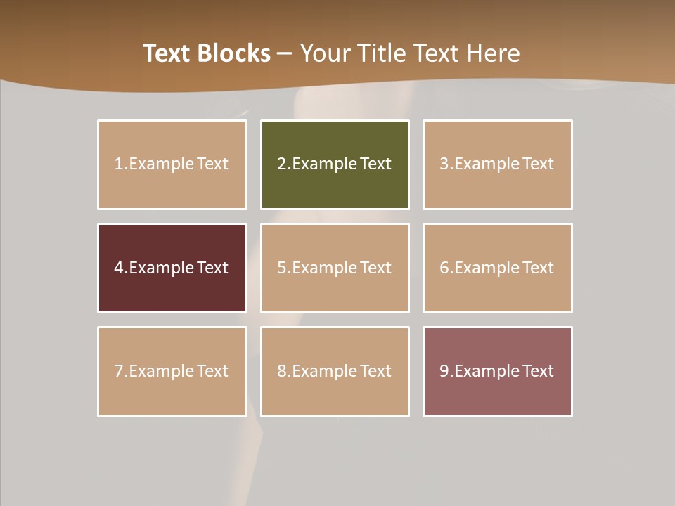 Caucasian Makeup Pretty PowerPoint Template