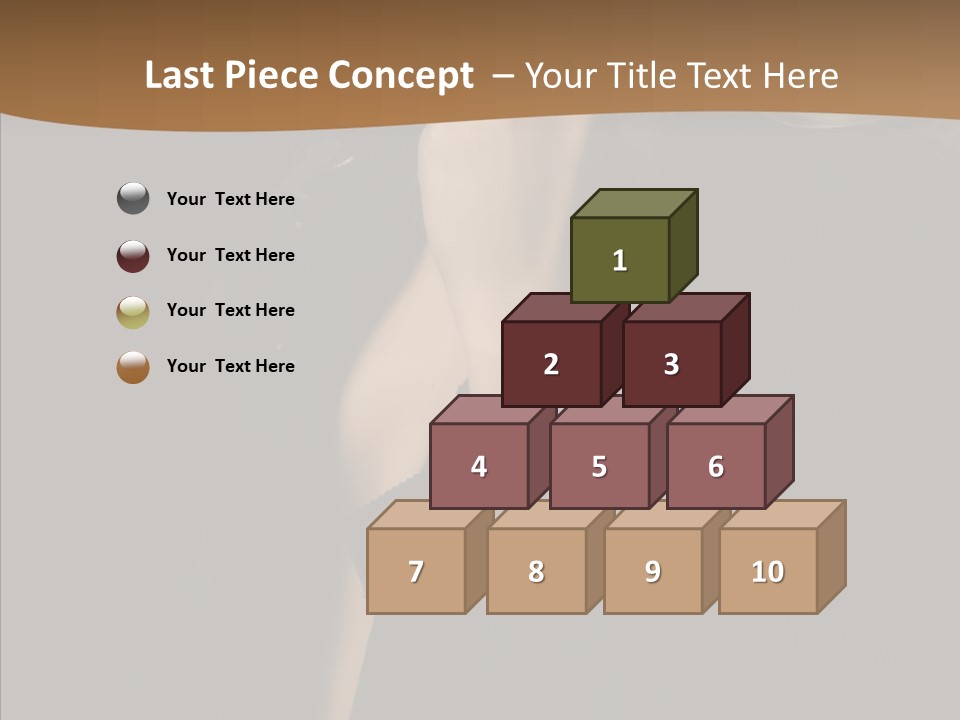 Caucasian Makeup Pretty PowerPoint Template