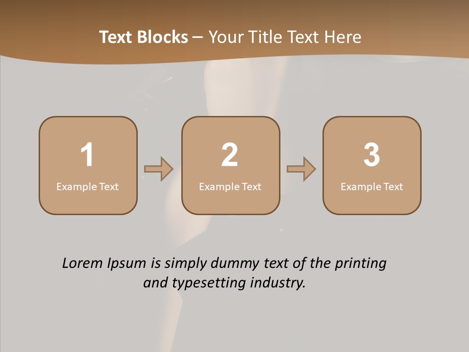 Caucasian Makeup Pretty PowerPoint Template