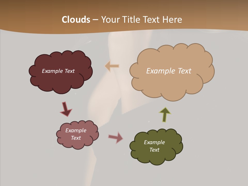 Caucasian Makeup Pretty PowerPoint Template