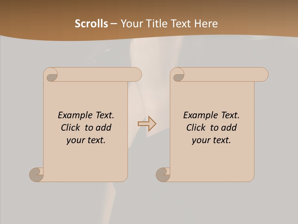 Caucasian Makeup Pretty PowerPoint Template