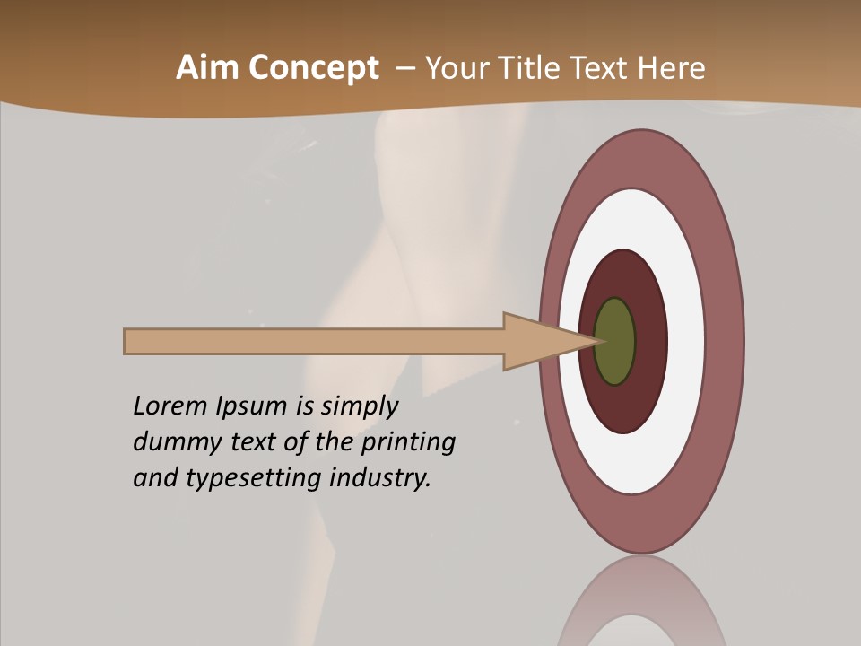 Caucasian Makeup Pretty PowerPoint Template