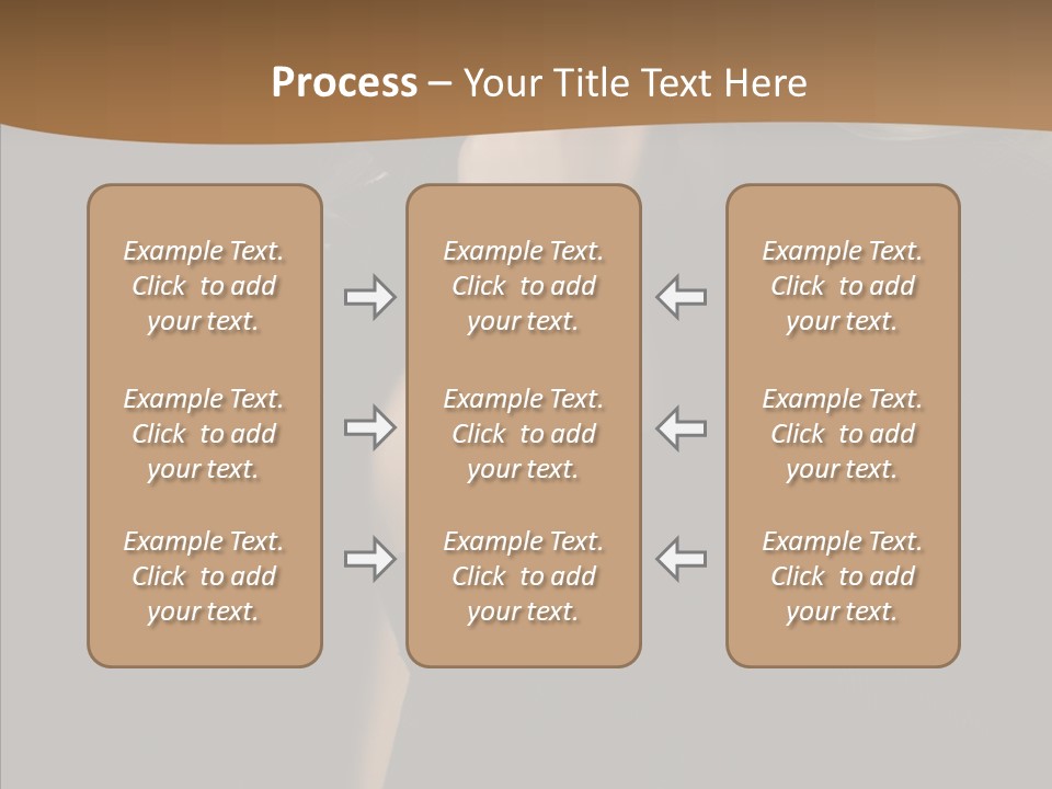 Caucasian Makeup Pretty PowerPoint Template