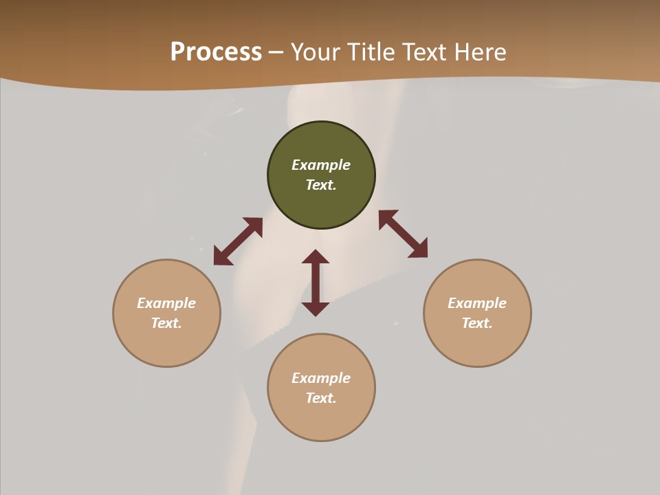 Caucasian Makeup Pretty PowerPoint Template