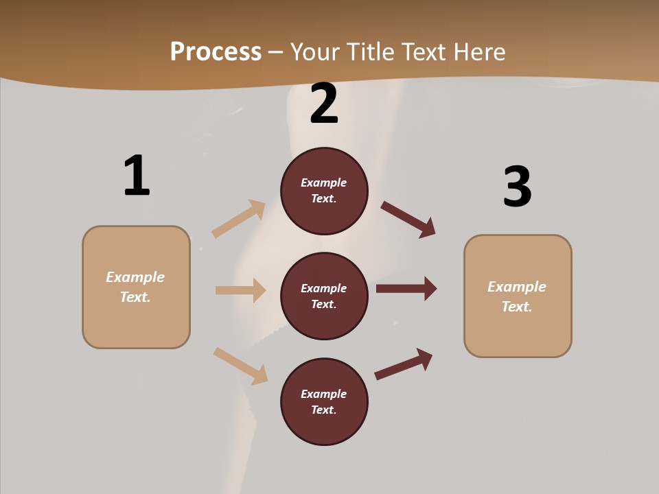 Caucasian Makeup Pretty PowerPoint Template