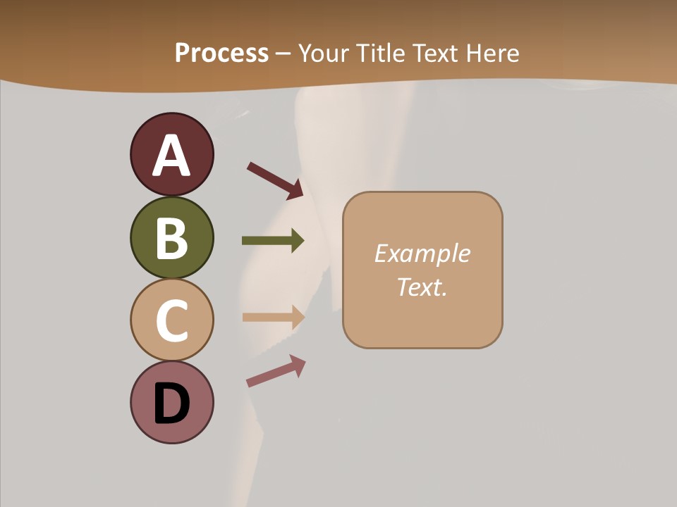 Caucasian Makeup Pretty PowerPoint Template