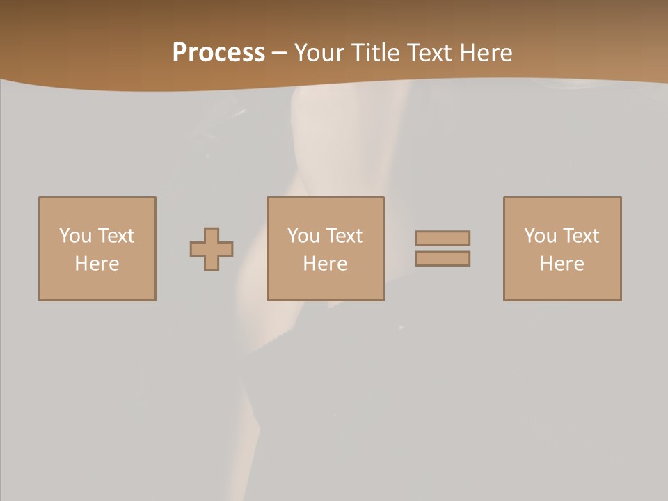 Caucasian Makeup Pretty PowerPoint Template