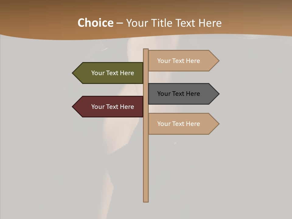 Caucasian Makeup Pretty PowerPoint Template