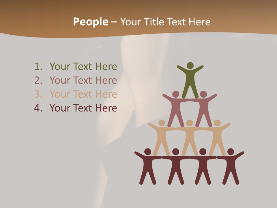 Caucasian Makeup Pretty PowerPoint Template