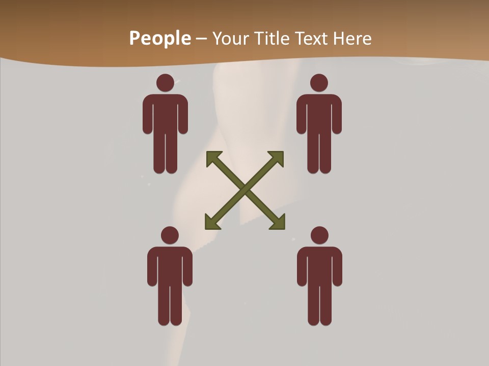 Caucasian Makeup Pretty PowerPoint Template