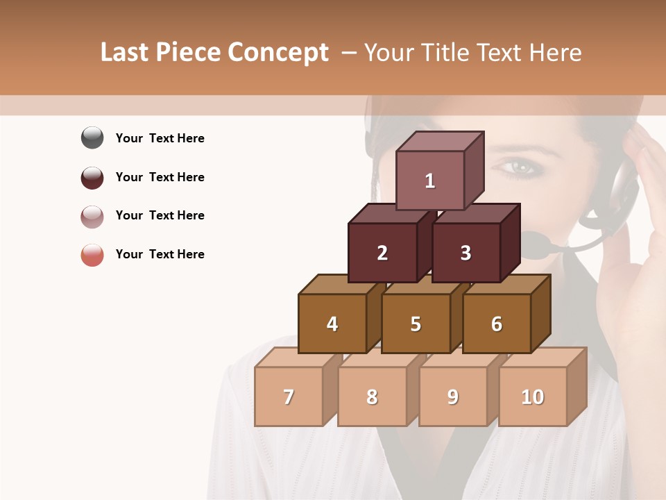 Fresh Telephone Agent PowerPoint Template