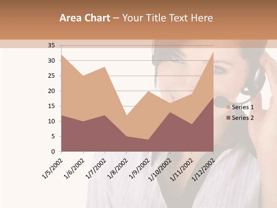 Fresh Telephone Agent PowerPoint Template