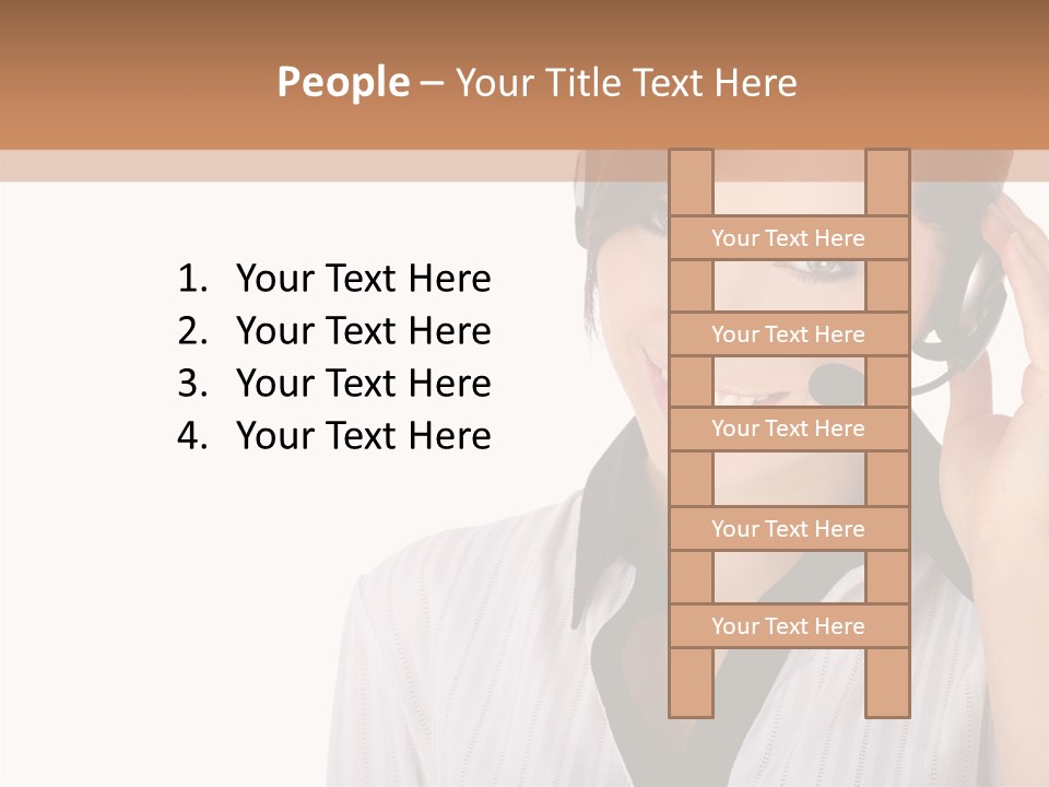 Fresh Telephone Agent PowerPoint Template