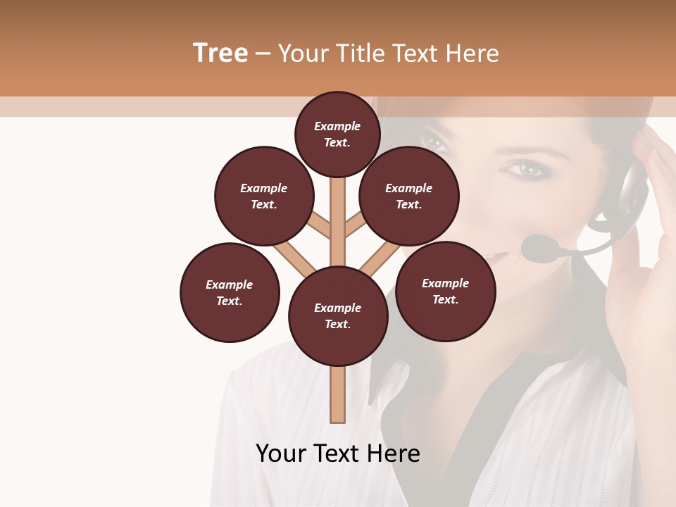 Fresh Telephone Agent PowerPoint Template