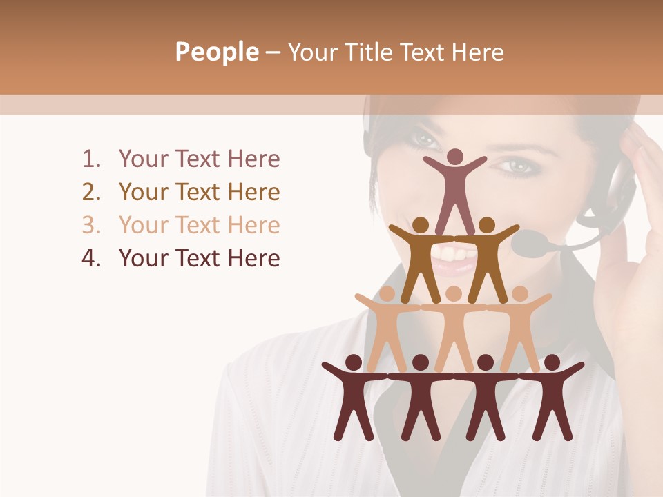 Fresh Telephone Agent PowerPoint Template