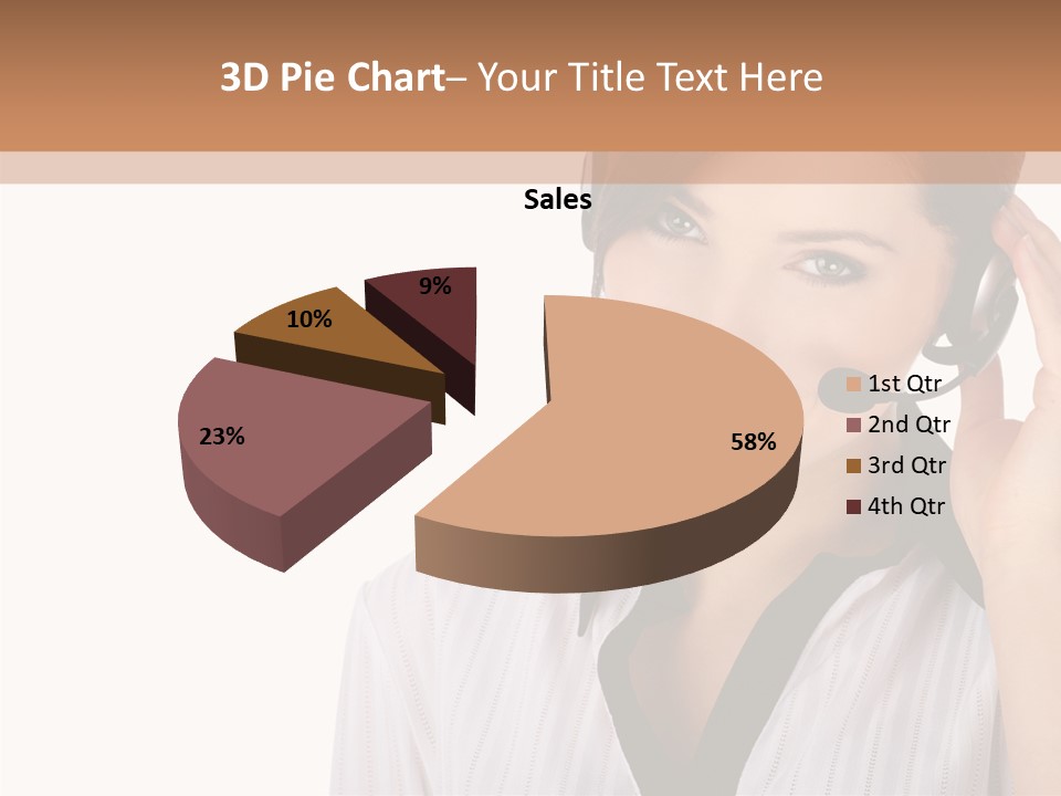 Fresh Telephone Agent PowerPoint Template