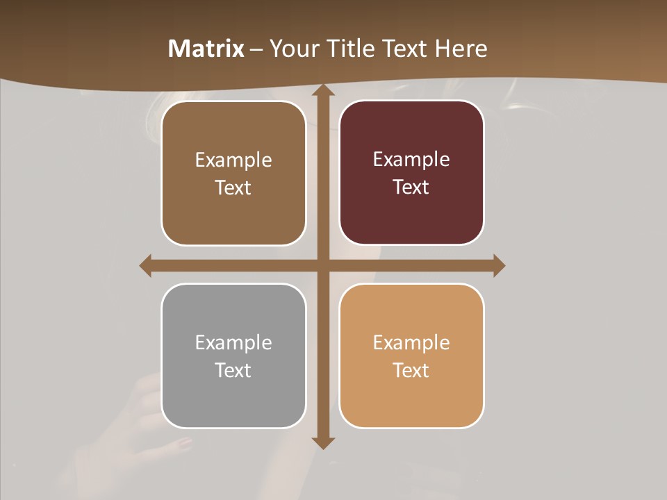 Head Sensual Girl PowerPoint Template