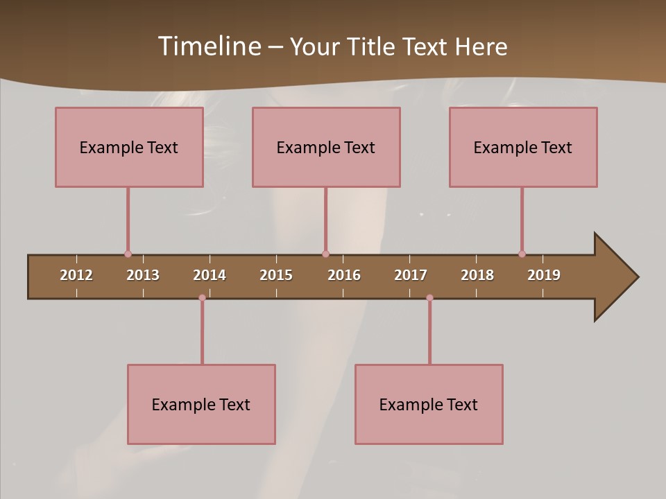 Head Sensual Girl PowerPoint Template
