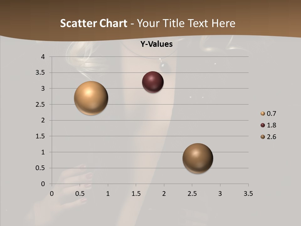 Head Sensual Girl PowerPoint Template